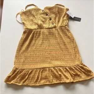 NWT Women's Jodie Kristopher Dress Size L‎ with Liner Butterscotch Color (T)